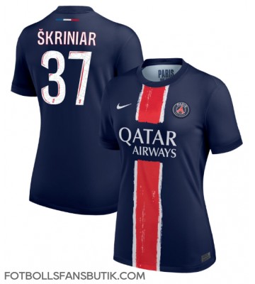 Paris Saint-Germain Milan Skriniar #37 Replika Hemmatröja Damer 2024-25 Kortärmad